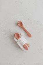 Load image into Gallery viewer, Waratah Silicone Spoon and Fork
