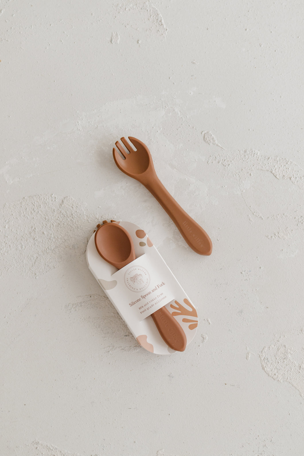 Gumnut Silicone Spoon and Fork