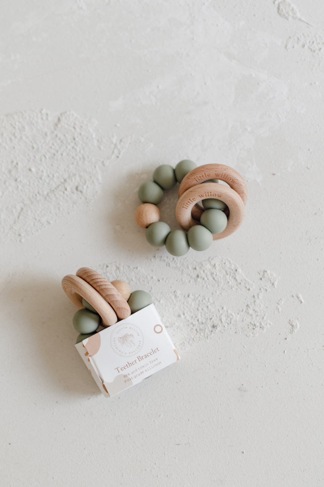 Eucalyptus Silicone Teether