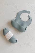 Load image into Gallery viewer, Blue Pincushion Silicone Bib
