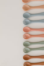 Load image into Gallery viewer, Waratah Silicone Spoon and Fork
