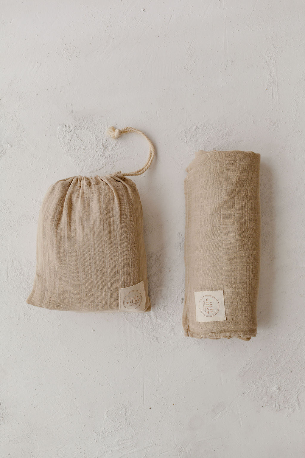 Sand Organic Muslin Swaddle